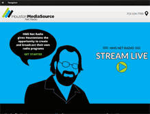 Tablet Screenshot of hmsnetradio.org